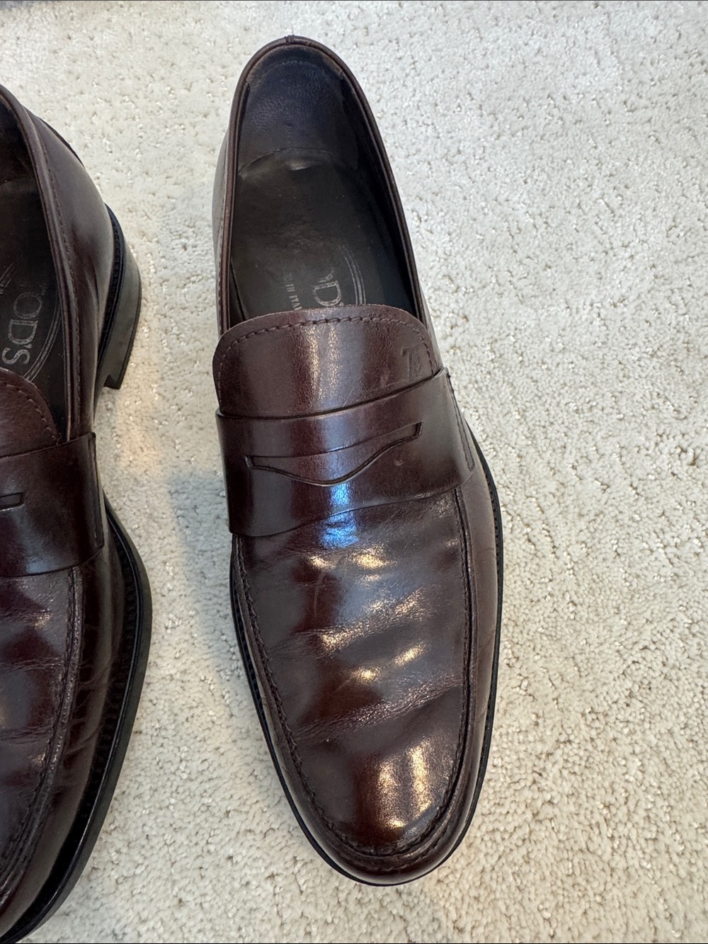 Classic Penny Loafers in Dark Brown size 7 men’s / women’s 9.5 - Picture 3 of 10
